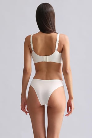 Mısırlı Modal by TENCEL HERA Brief İnce Lastikli 3'lü Slip Külot Ekru