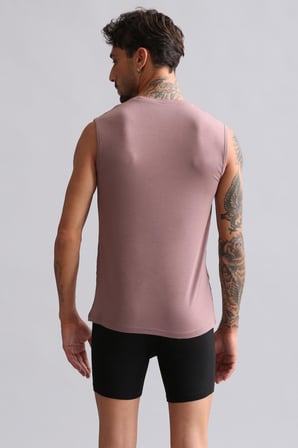 mısırlı modal by tencel hercules slim fit bisiklet yaka sporcu atlet lavender