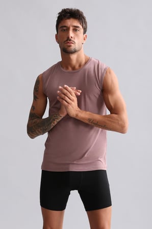 mısırlı modal by tencel hercules slim fit bisiklet yaka sporcu atlet lavender