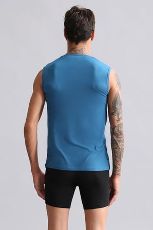mısırlı modal by tencel hercules slim fit bisiklet yaka sporcu atlet petrol