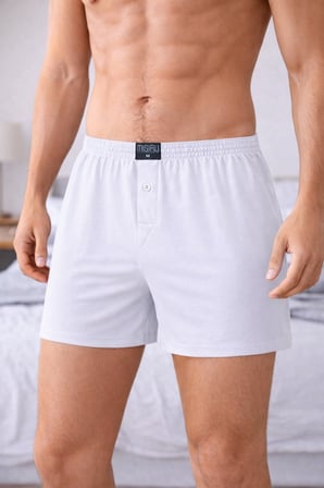Mısırlı Erkek Pamuklu Ares Şort  Boxer Gri