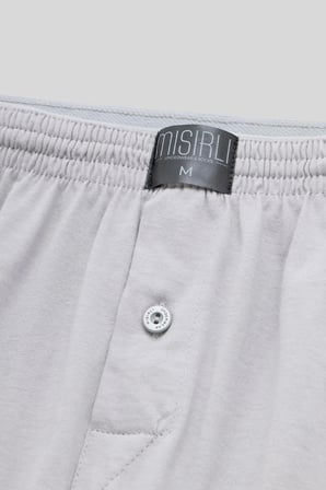 Mısırlı Erkek Pamuklu Ares Şort  Boxer Gri