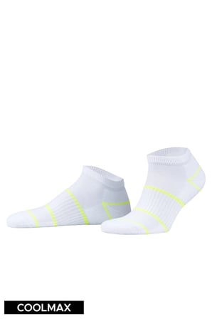 Unisex Coolmax EcoMade Patik Çorap - 4 lü Beyaz