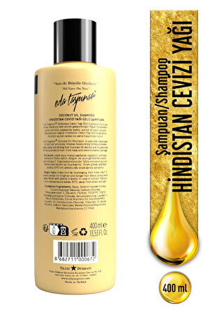 Eda Taşpınar Coconut Oil Hindistan Cevizi Şampuanı Yoğun Nemlendirici - 400 ML