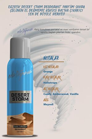 Eda Taşpınar Desert Storm Kadın Deodorant - 150 ML