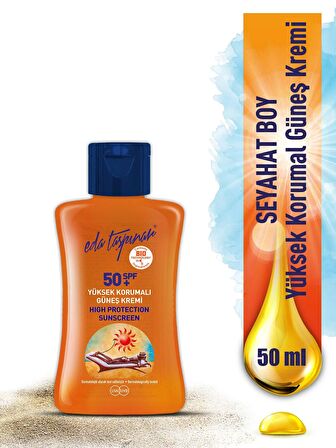 EDA TAŞPINAR YÜKSEK KORUMALI GÜNEŞ KREMİ SPF50+ -50ML