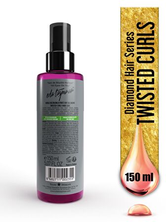 Eda Taşpınar Twisted Curls Bukle Belirginleştirici Sıvı Saç Bakım Kremi - 150 ML (EGX80)