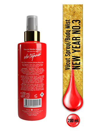 Eda Taşpınar New Year Red No:3 Body Mist - 200 ML (EGY0009)