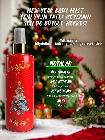 Yeni Yıl Seti No.1 - At Kılı Fırça, New Year Body Mist, Ibıza mum 