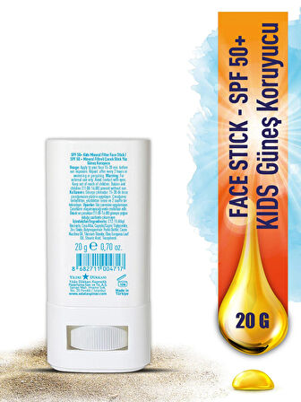 KIDS SPF 50+ Mineral Filtreli Güneş Koruyucu Face Stick (EGY0035)