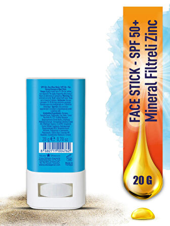 SPF 50+ Mineral Filtreli Mavi Zinc Stick (EGY0030)