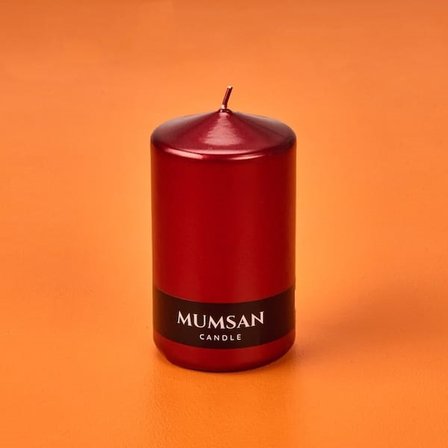 Mumsan Baton Mum - Metalik Bordo – 6x10 cm