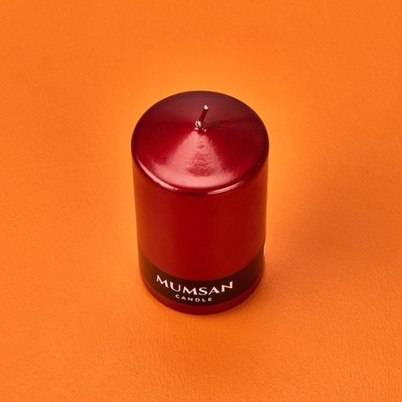 Mumsan Baton Mum - Metalik Bordo – 6x10 cm