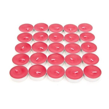 Mumsan 25'li Tealight Mum - Kırmızı - 3,8 cm