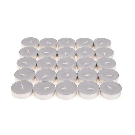 Mumsan 25'li Tealight Mum - Gri - 3,8 cm