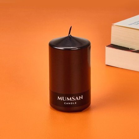 Mumsan Baton Mum - Metalik Siyah – 6x10 cm