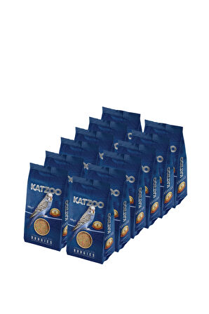 Katzoo 12 x 500 Gr Muhabbet Kuşu Yemi 