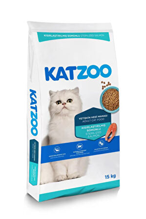 Kisirlastirilmis Somonlu Yetiskin Kedi Mamasi 15 Kg