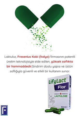 LifyLact ® Flor Probiyotik Kapsül , , Prebiyotik , Laktuloz,