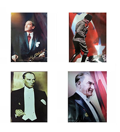 Atatürk Posteri 35X50cm Karışık - 3 adet