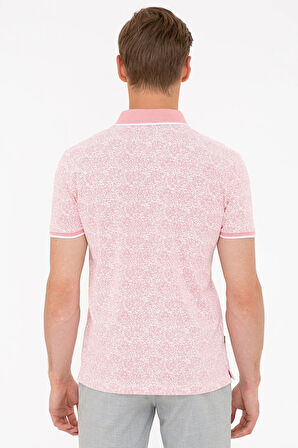 Pembe Slim Fit Polo Yaka T-Shirt