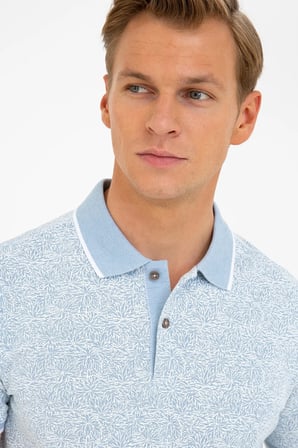 Pembe Slim Fit Polo Yaka T-Shirt