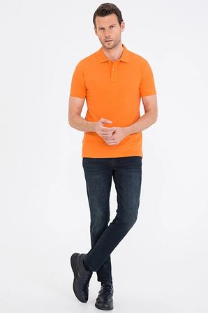  Slim Fit Basic Polo Yaka T-Shirt