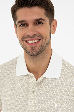 Gri Slim Fit Polo Yaka T-Shirt
