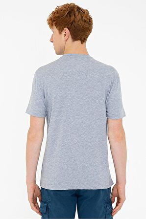 Gri Erkek T-Shirt