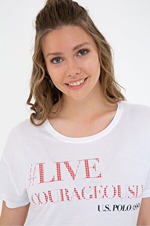 Beyaz Kadın T-Shirt