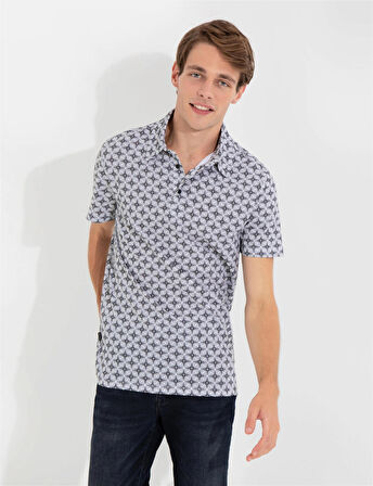 Siyah Slim Fit Polo Yaka T-shirt