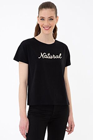 Sıyah Kadın T-Shirt G022SZ011.000.1320910
