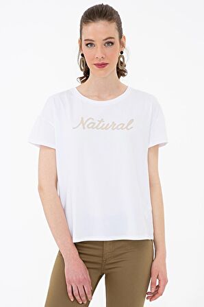 Beyaz Kadın T-Shirt G022SZ011.000.1320910