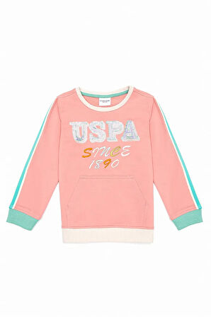 Turuncu Kız Çocuk Sweatshirt