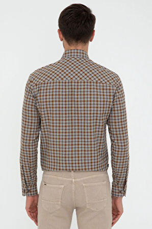 Kahverengı Erkek Gömlek G021GL004.000.1276394