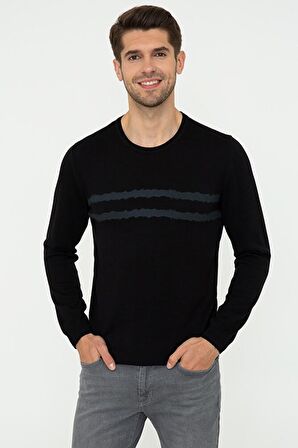 Sıyah Erkek Kazak G021SZ0TK.000.1277824