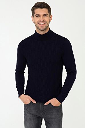 Lacıvert Erkek Kazak G021SZ0TK.000.1388111