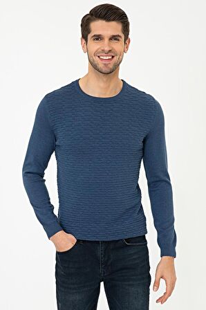 Indıgo Melanj Erkek Kazak G021SZ0TK.000.1277866