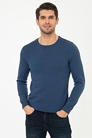 Indıgo Melanj Erkek Kazak G021SZ0TK.000.1277866