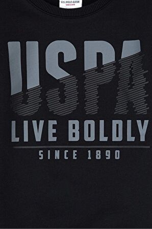 Siyah Erkek Çocuk Sweatshirt