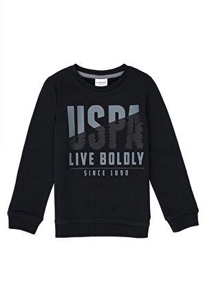 Siyah Erkek Çocuk Sweatshirt