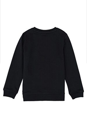 Siyah Erkek Çocuk Sweatshirt