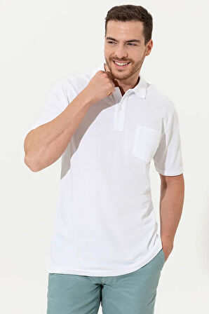 Erkek Beyaz T Shirt Basic G021SZ011.000.1370051.VR013