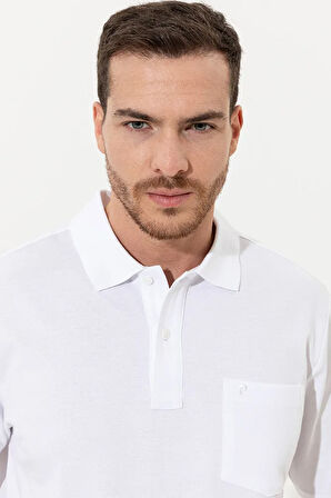 Erkek Beyaz T Shirt Basic G021SZ011.000.1370051.VR013