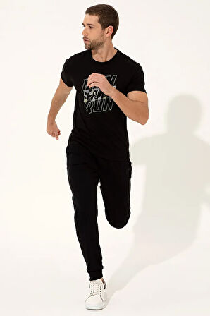 Erkek Siyah T-Shirt G021Sz011.000.1369945