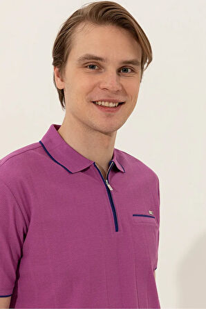 Mor Erkek T-Shirt