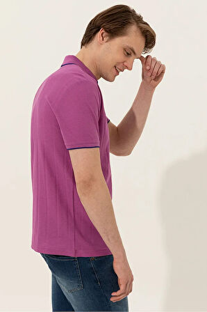 Mor Erkek T-Shirt