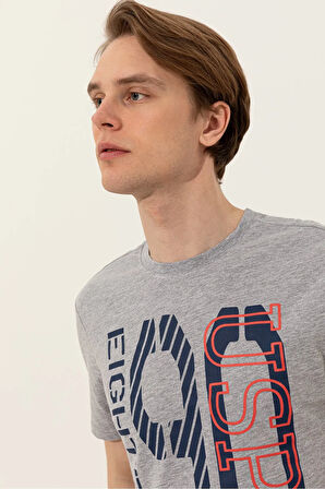 U.S. Polo Assn. Gri Erkek T-Shirt
