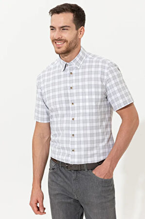 Gri Erkek Gomlek Kisakol G021SZ004.000.1369626.VR024