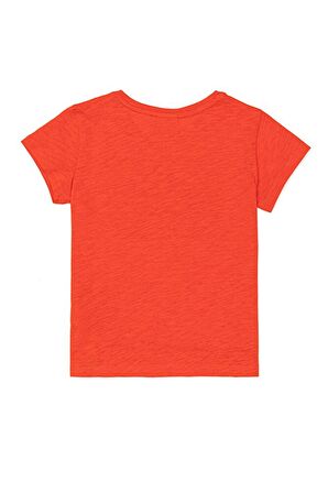 Kırmızı Kız Çocuk T-Shirt